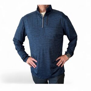 liberty pro Men's Navy Quarter-Zip Pullover size 3xl. NWT